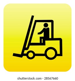 Web button - forklift truck