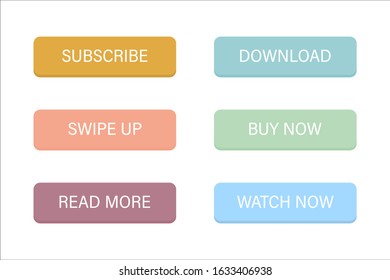 web button icon isolated white background vector illustration