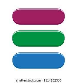 Web button icon set isolated on white background. Trendy web button icons for website, app, ui, interface, label, banner and design template. Creative art concept, vector illustration 