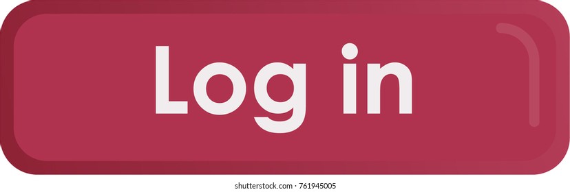 Web button isolated vector illustration