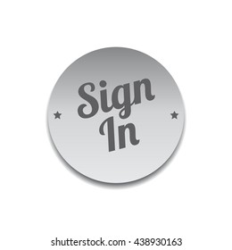 web button label sign in