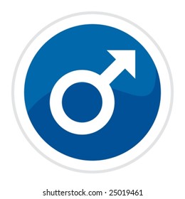 Web button - male sign