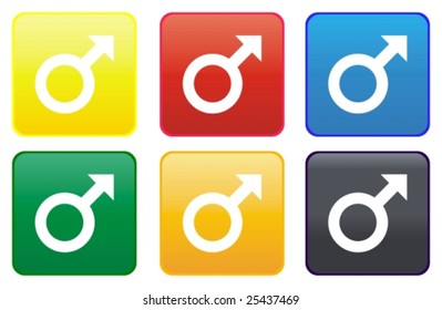Web button - male sign