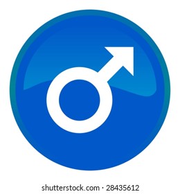 Web button - male symbol