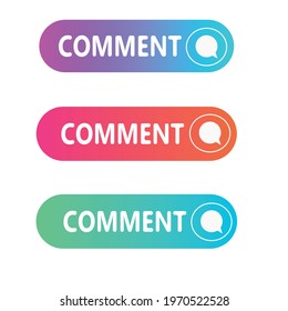 Web button. Modern illustration. Click element