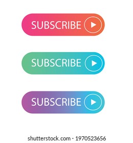 Web button. Modern illustration. Click element