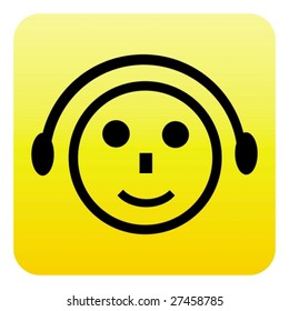 Web button - music