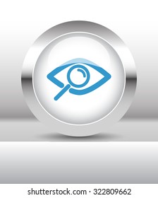 Web button with Observation illustration on abstract table