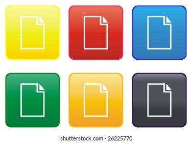 Web button - paper card