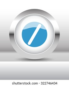 Web button with Pill illustration on abstract table