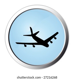 Web button - plane