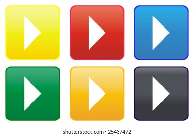 Web button - play button