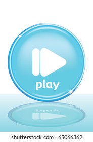 web button - play