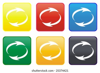 Web button - recycle