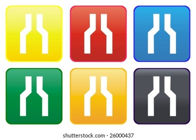 Web button - road work