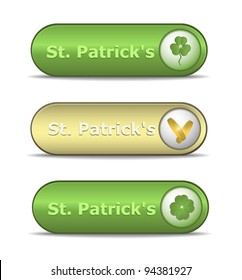 web button St. Patrick's Day