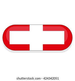 Web button and Switzerland flag.