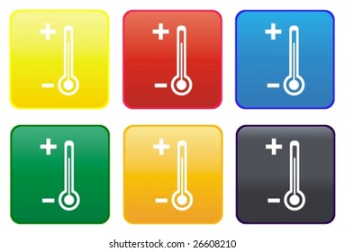 Web button - thermometer