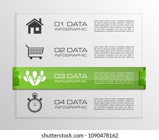 Web button for website app business interface infographic. Isolated interface button background infographic. Design clean number banners button/graphic website infographic layout. Vector illustration