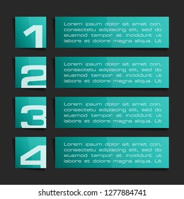 Web button for website app business interface infographic. Isolated interface button background infographic. Design clean number banners button/graphic website infographic layout. Vector illustration