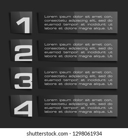 Web button for website app business interface infographic. Isolated interface button background infographic. Design clean number banners button/graphic website infographic layout. Vector illustration