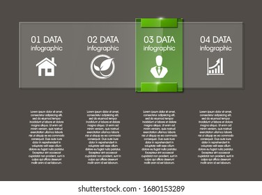 Web button for website app business interface infographic. Isolated interface button background infographic. Design clean icons banners button/graphic website infographic layout. illustration