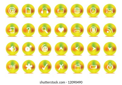 web buttons