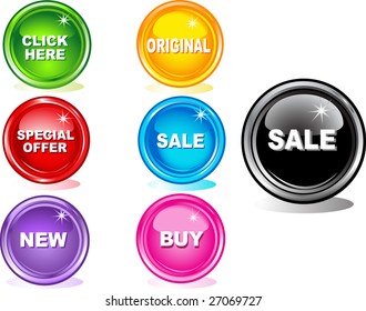 Web buttons