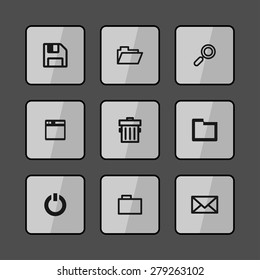 web buttons