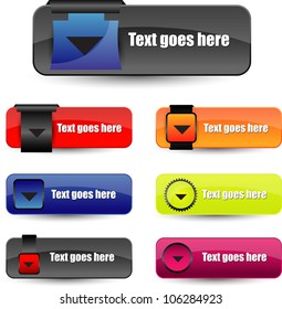 web buttons collection