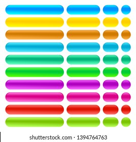 Colored Web Button Illustration Vector Eps Stock Vector (Royalty Free ...