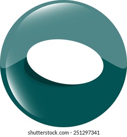 Web buttons for design, icon with empty blank white paper