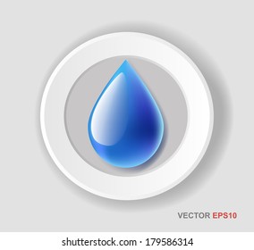 Web buttons for design. Vector white forms set.