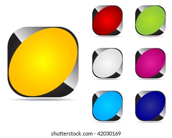 botones web de diferentes colores