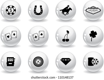 Web buttons, Las Vegas icons