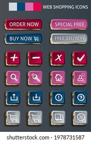 web buttons navigation for web