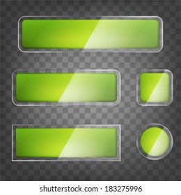 web buttons set