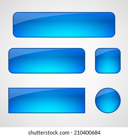 web buttons set