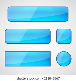 web buttons set