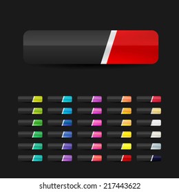 web buttons set