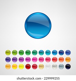 web buttons set