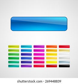web buttons set