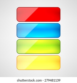 web buttons set