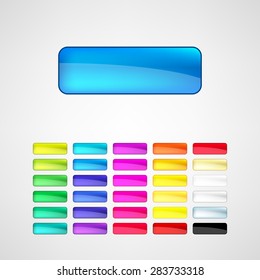 web buttons set