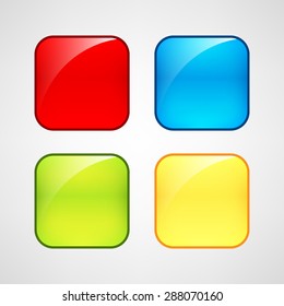 web buttons set