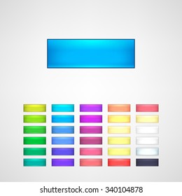 web buttons set