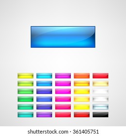 web buttons set
