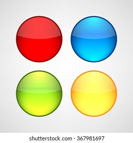 web buttons set