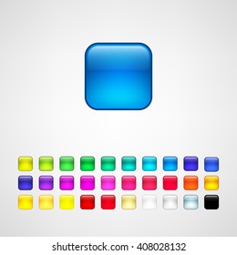 web buttons set