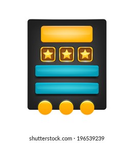 Web buttons. Vector